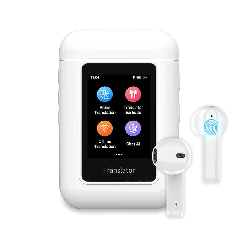 Language Translator Oordopjes Draadloze Bluetooth 5.3 Ruisonderdrukking